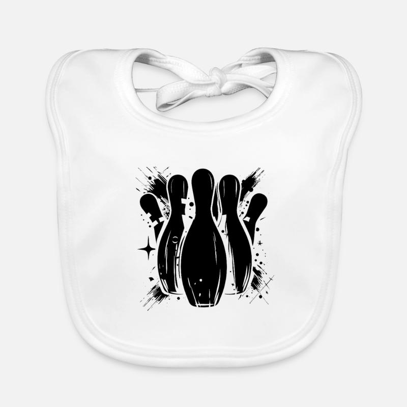 Dessin de bowling Bavoir bio Bébé