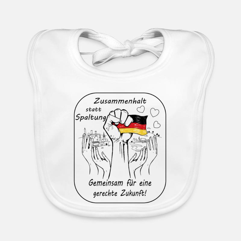 Cohesion instead of division Organic Baby Bibs