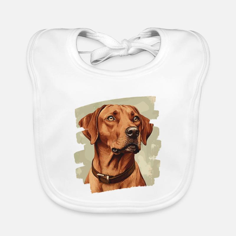 Rhodesian Ridgeback Baby Bio-Lätzchen