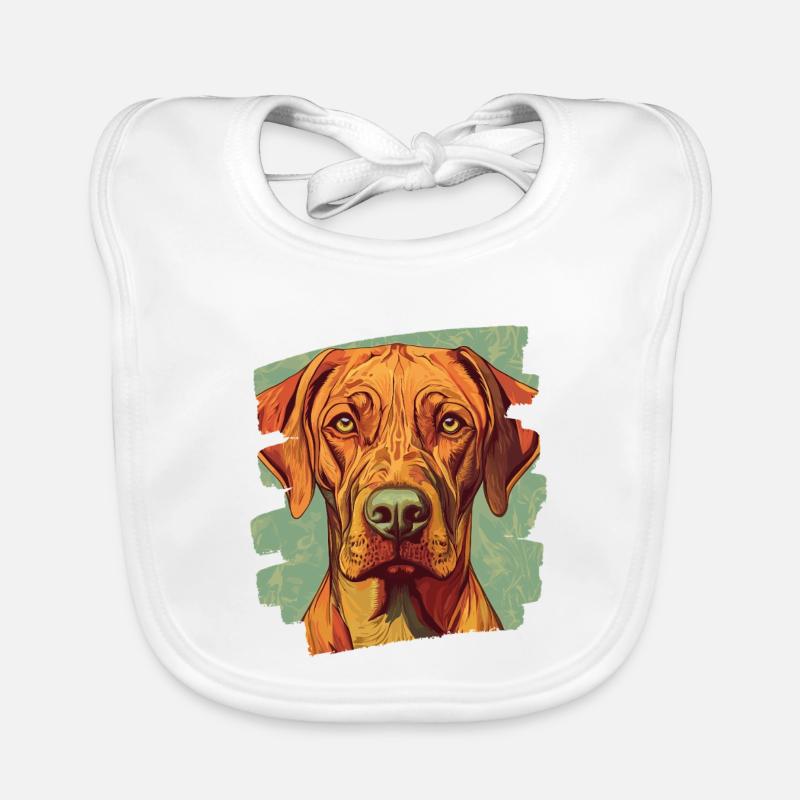 Rhodesian Ridgeback Baby Bio-Lätzchen