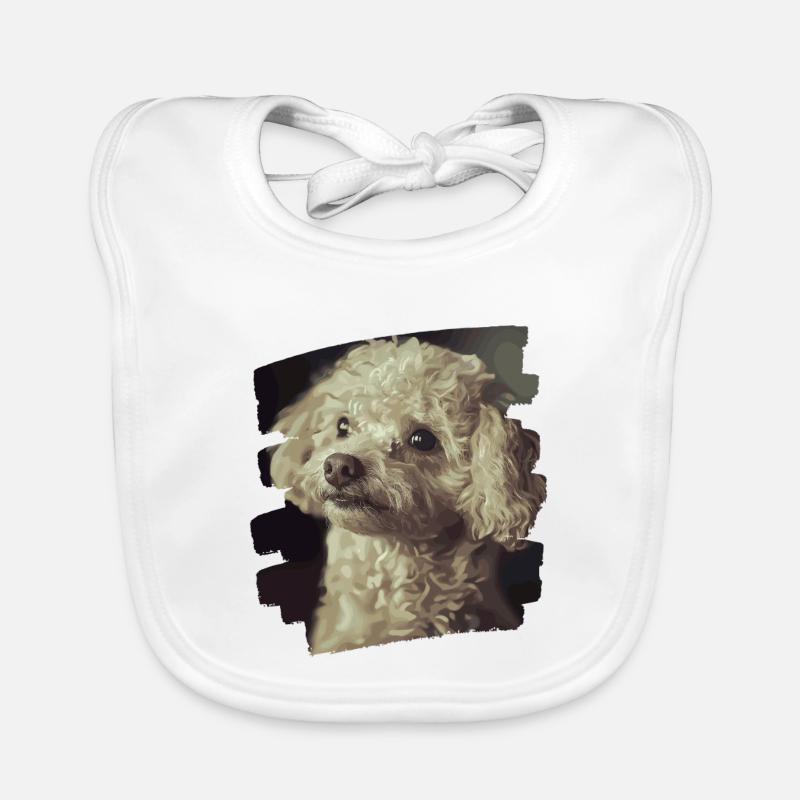 Caniche Bavoir bio Bébé