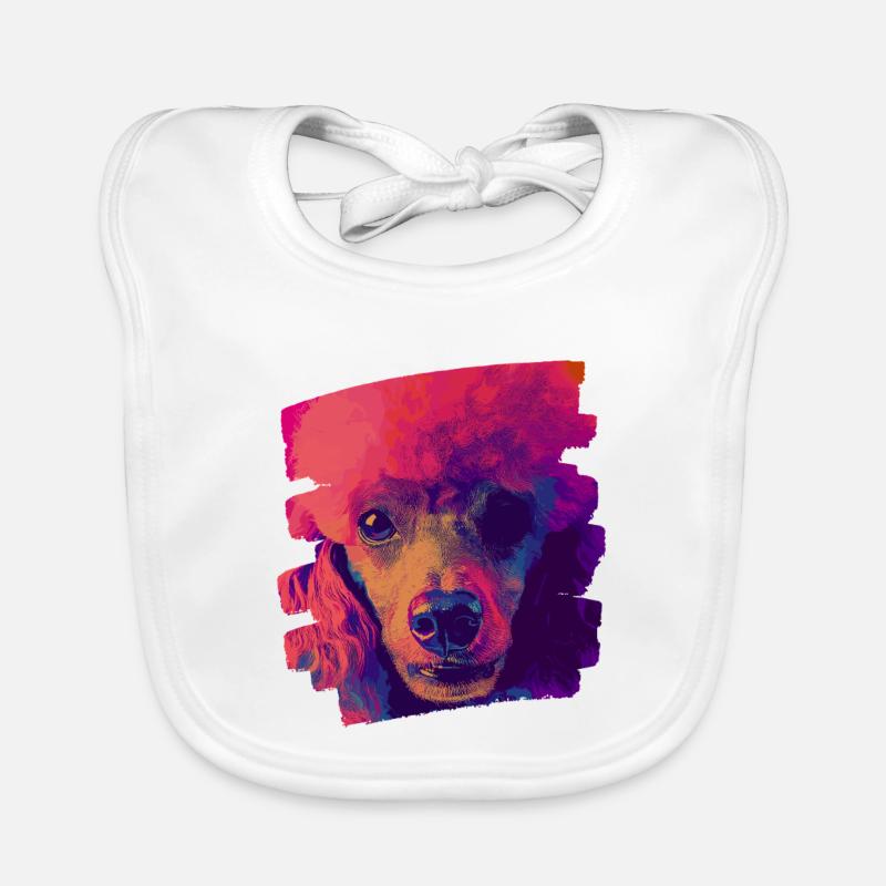 Caniche Bavoir bio Bébé