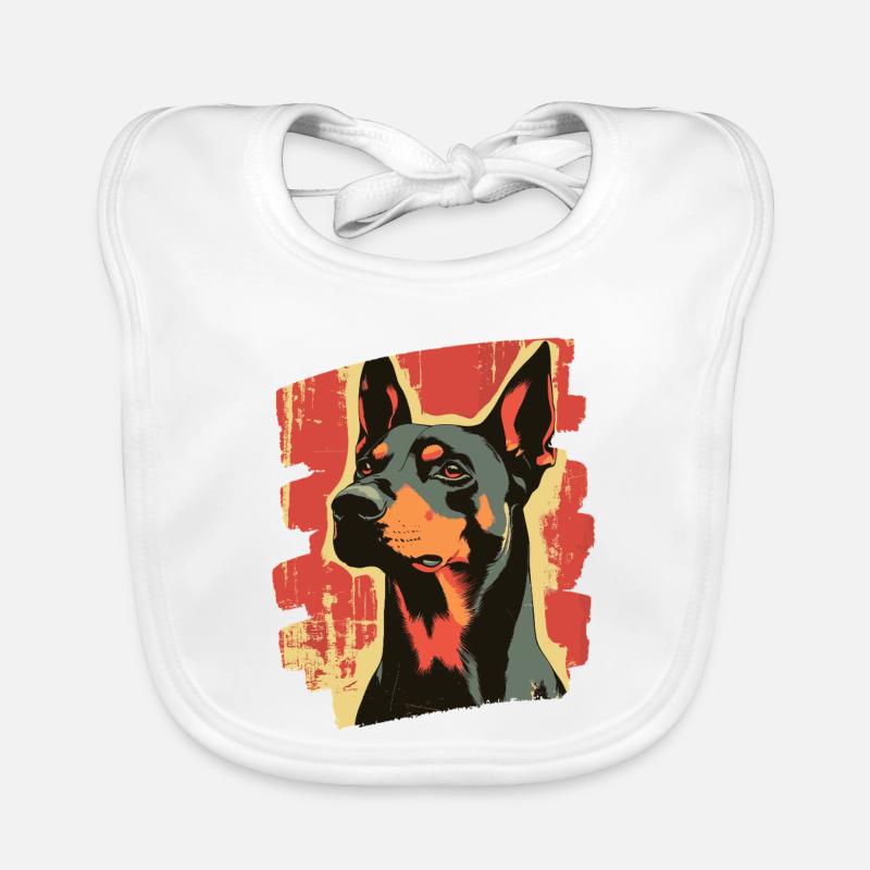 Doberman Bavoir bio Bébé