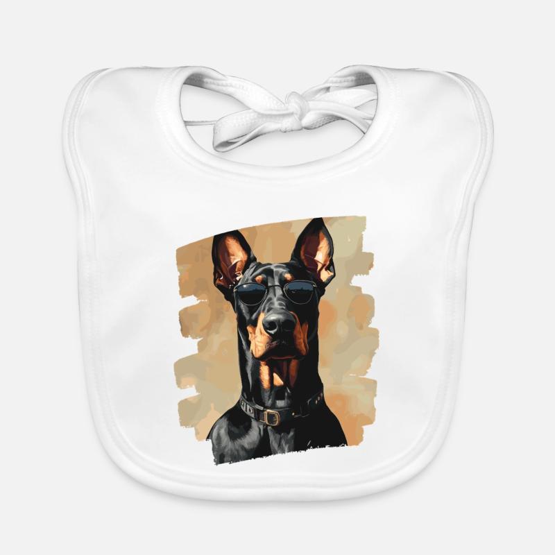 Doberman Bavoir bio Bébé