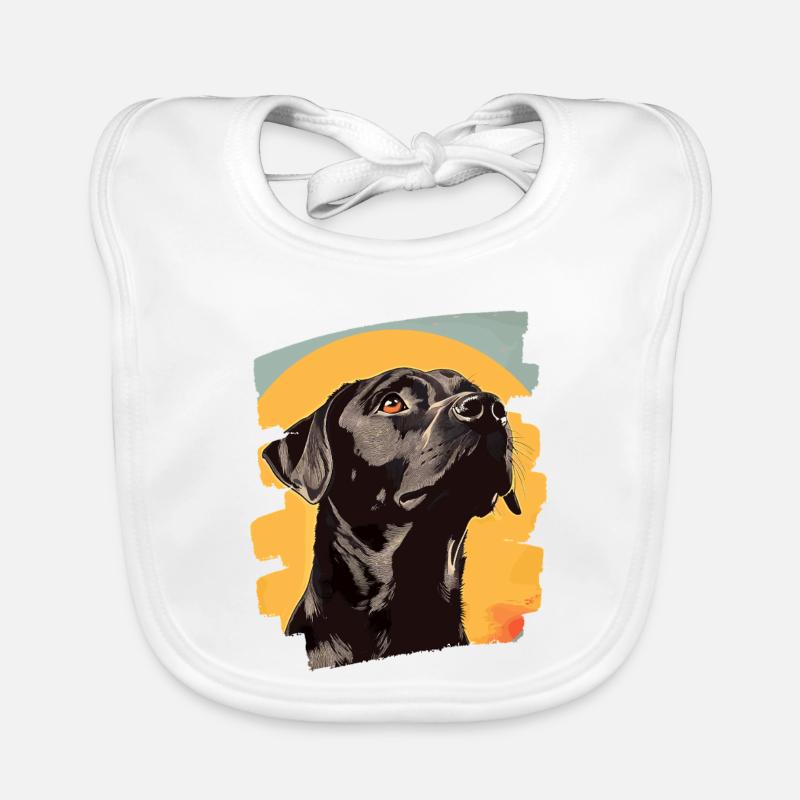 Labrador Bavoir bio Bébé
