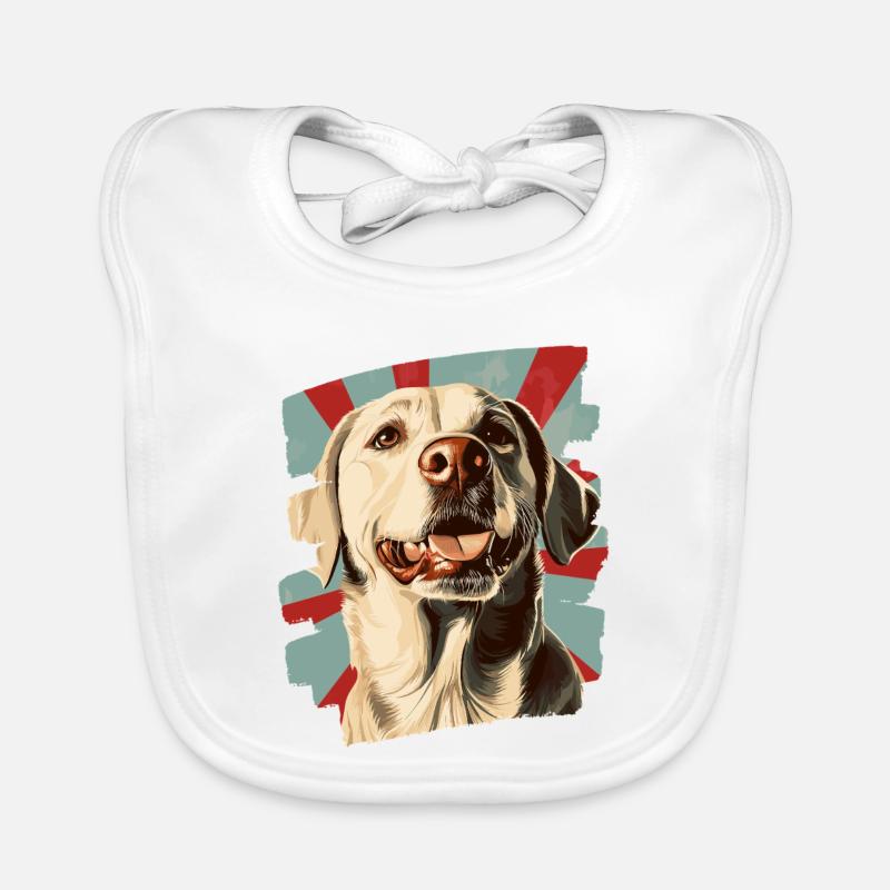 Labrador Bavoir bio Bébé