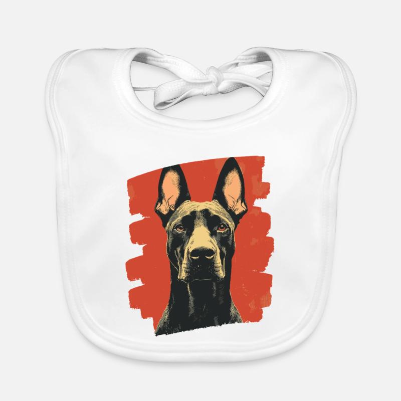 Doberman Bavoir bio Bébé