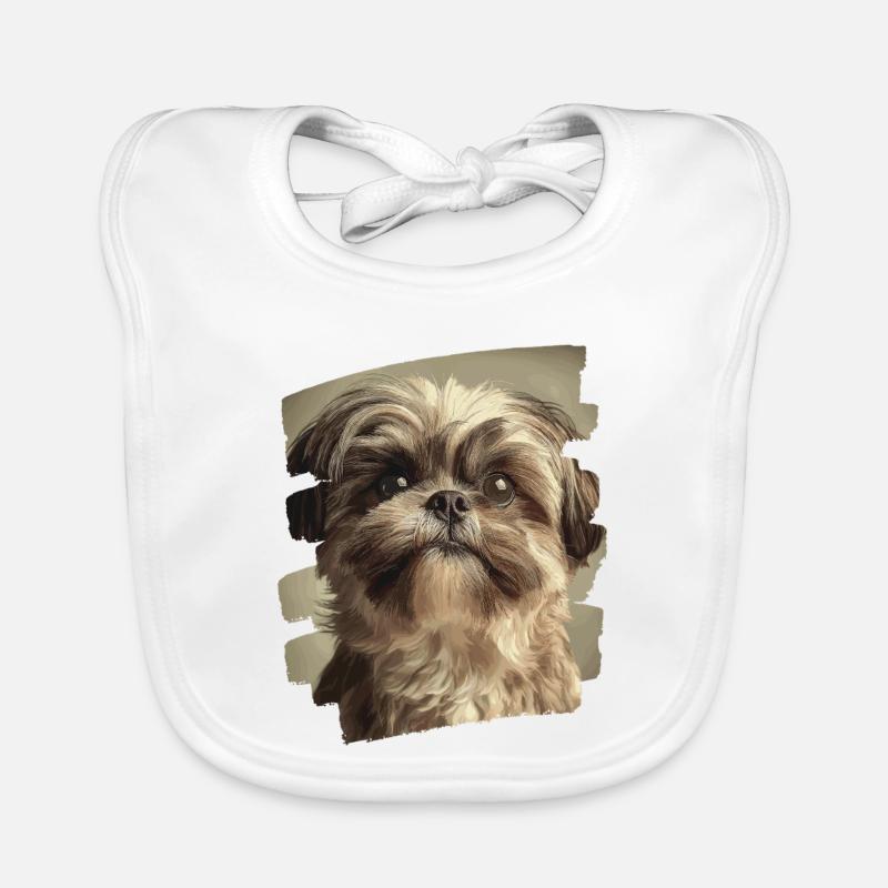 Shih Tzu Bavoir bio Bébé