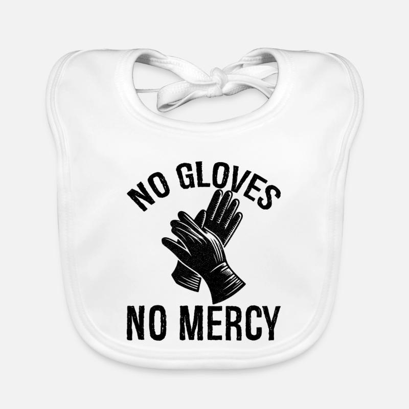 Pas de gants, pas de pitié Bavoir bio Bébé