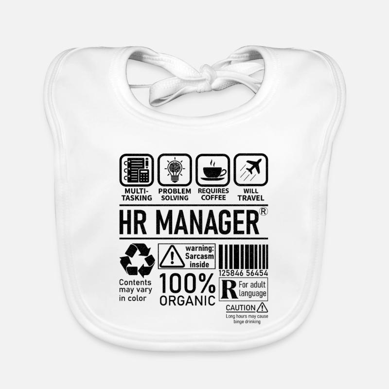 Hr Manager multi tasking problem solving Organic Baby Bibs