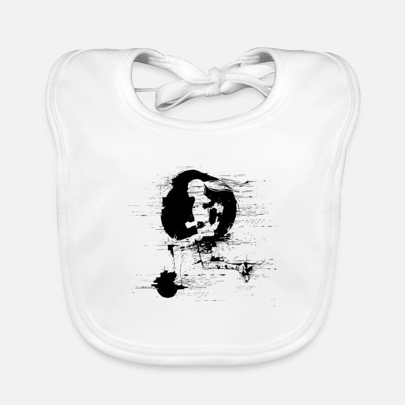 Graphic Runner Organic Baby Bibs
