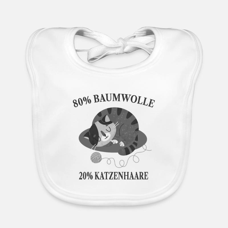 Cat Cat Lover Organic Baby Bibs