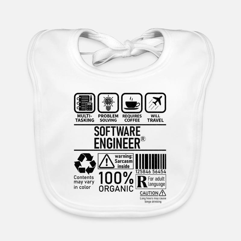 Software Engineer multi tasking problem solving Organic Baby Bibs