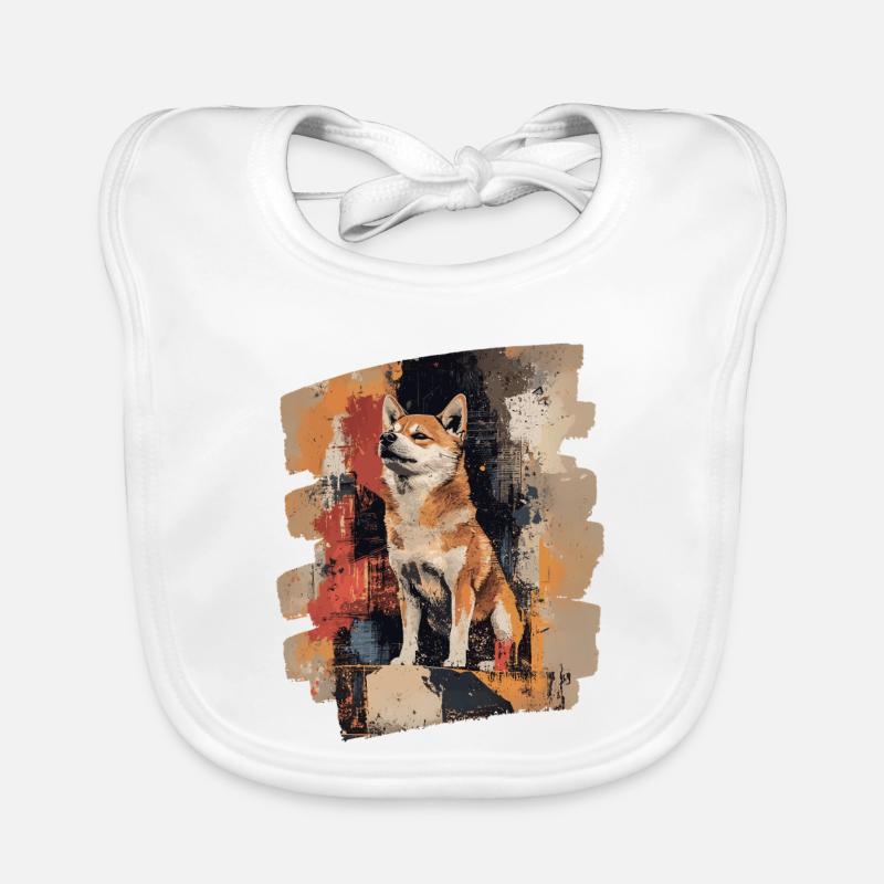 Shiba Inu Baby Bio-Lätzchen