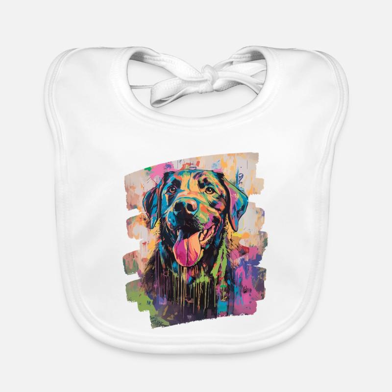 Labrador Bavoir bio Bébé