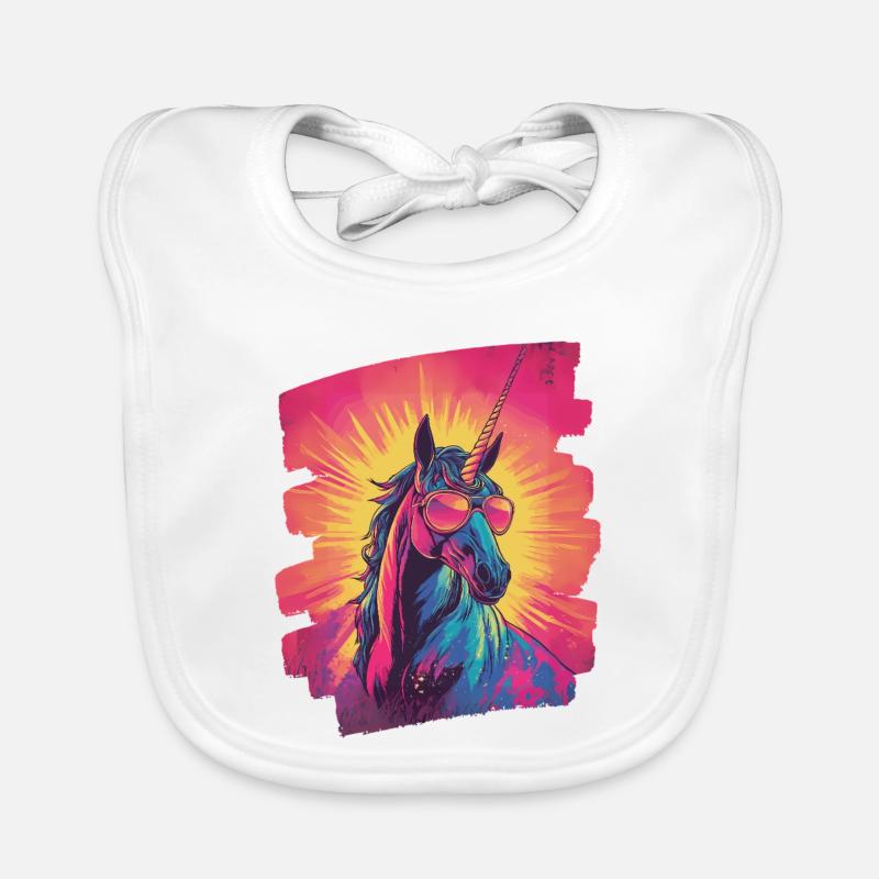 Unicorn Organic Baby Bibs