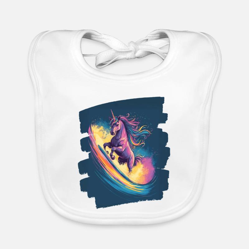 Einhorn Baby Bio-Lätzchen