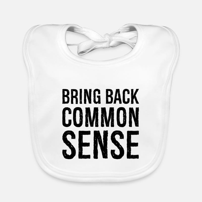bring back common sense Organic Baby Bibs