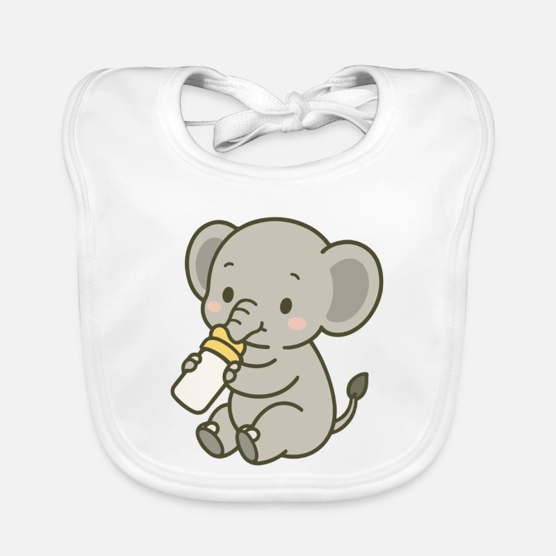 Tiny Trunk Sip Baby Bio-Lätzchen