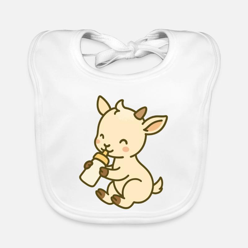 Milking time with kids Organic Baby Bibs