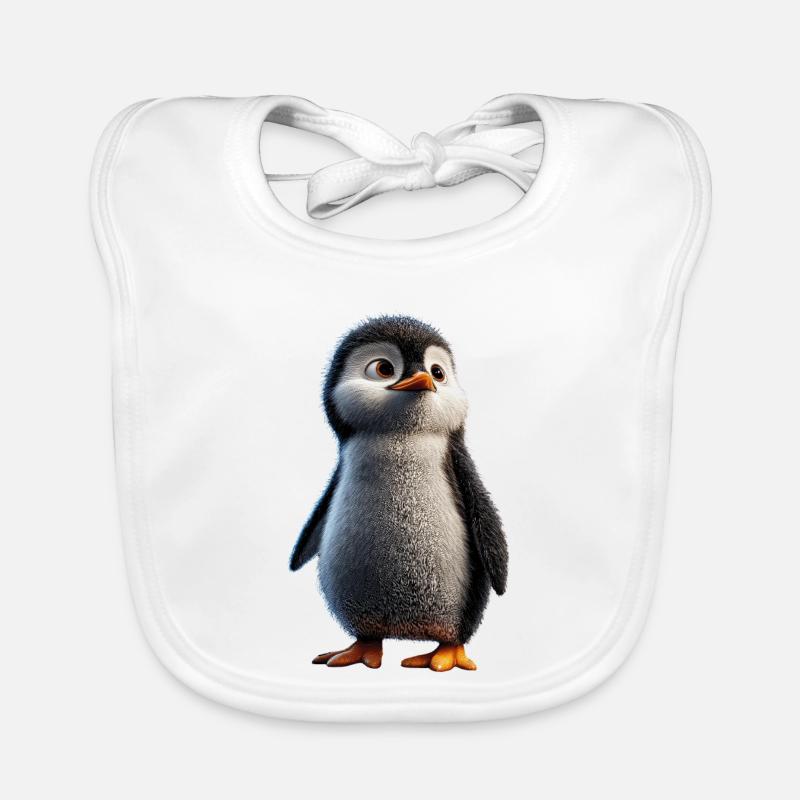 Pinguin Kaiserpinguin Zwergpinguin Süße Pinguine Baby Bio-Lätzchen