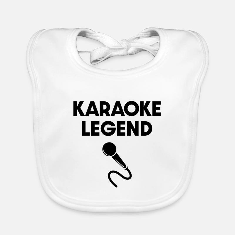 Karaoke Legend Organic Baby Bibs