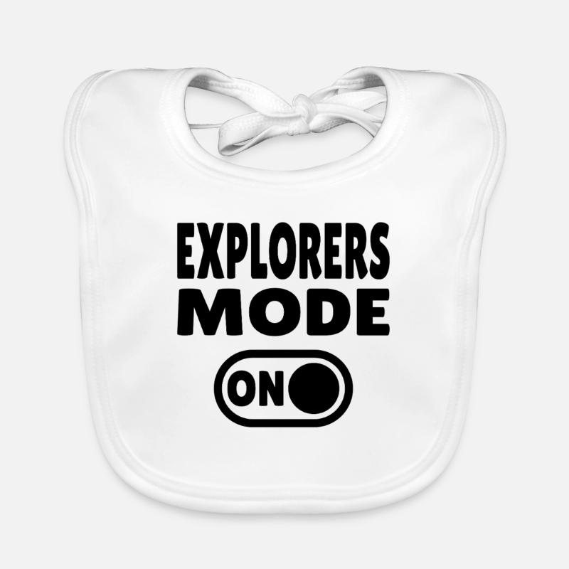 Mode Explorateurs ON – Pour les explorateurs du monde réel Bavoir bio Bébé