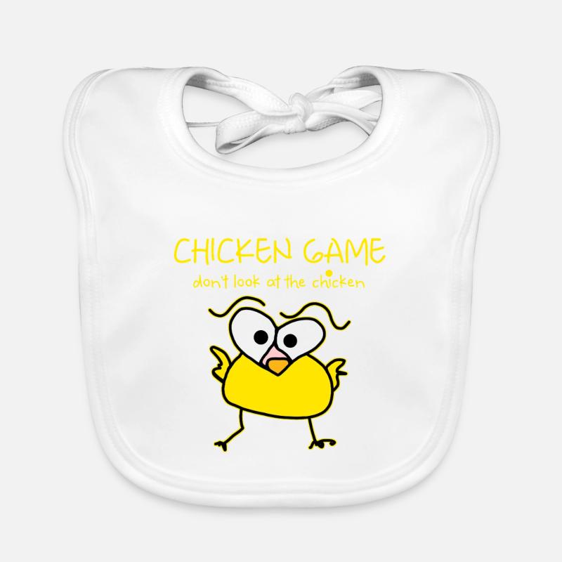 chicken game fun  Baby Bio-Lätzchen