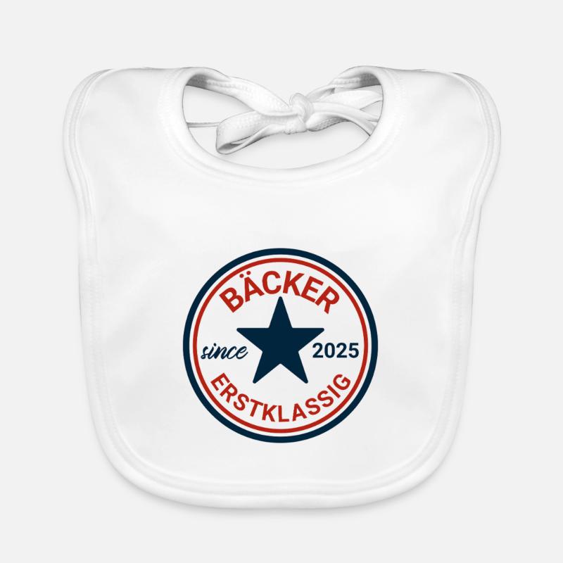Sceau vintage Baker Bavoir bio Bébé