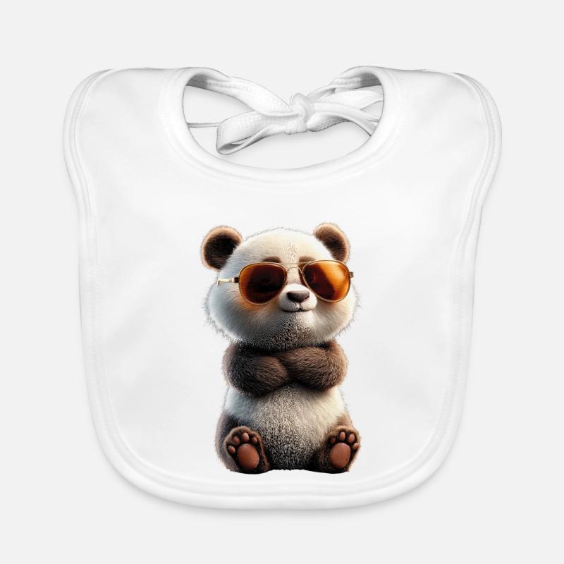 Panda Ours Pandas Géants Panda Géant Mignon Panda Ours Panda Bavoir bio Bébé