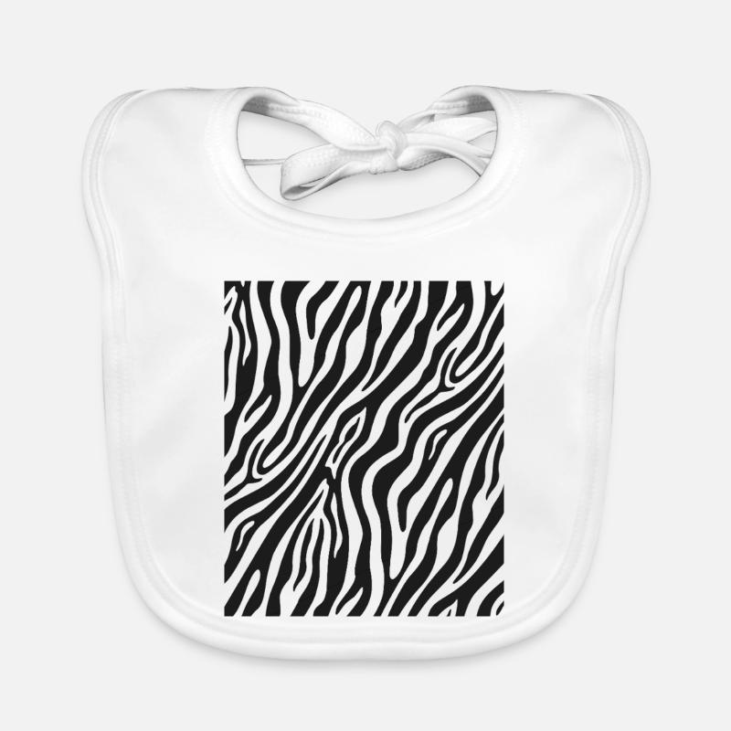 Zebra Muster Baby Bio-Lätzchen