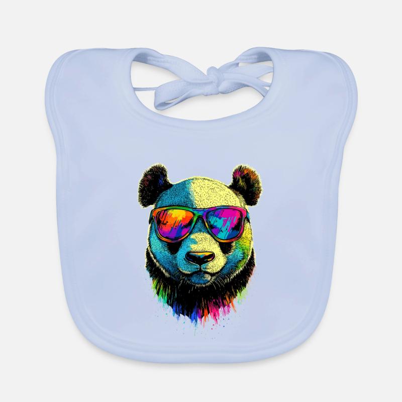 Panda Ours Pandas Géants Panda Géant Mignon Panda Ours Panda Bavoir bio Bébé