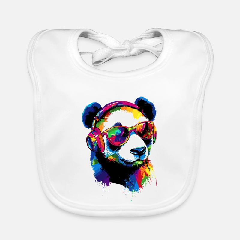 Panda Ours Pandas Géants Panda Géant Mignon Panda Ours Panda Bavoir bio Bébé
