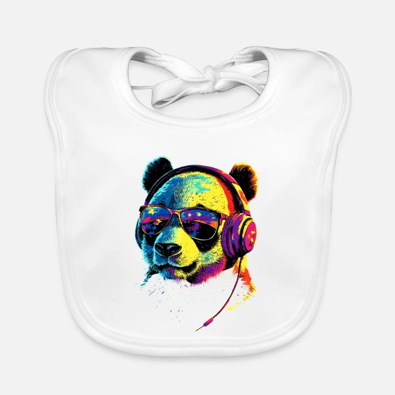 Panda Ours Pandas Géants Panda Géant Mignon Panda Ours Panda Bavoir bio Bébé