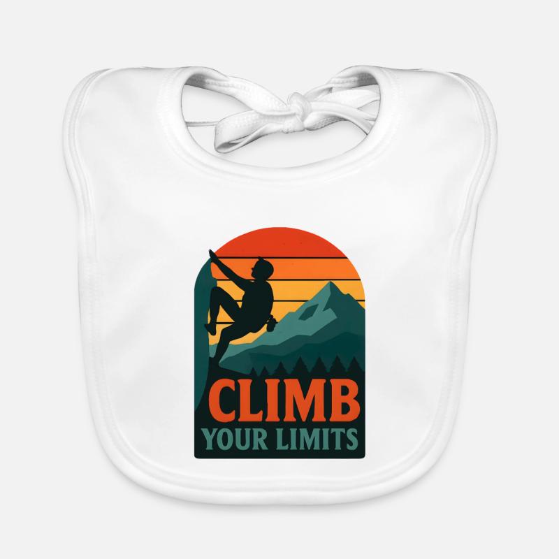  Climb Your Limits – Klettern & Bouldern Baby Bio-Lätzchen