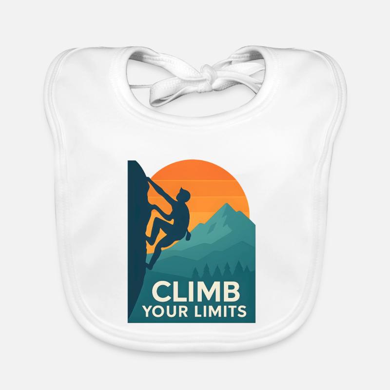  Climb Your Limits – Klettern & Bouldern Baby Bio-Lätzchen