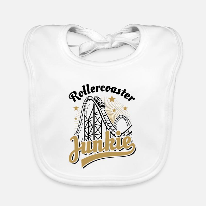 Rollercoaster Junkie - Roller Coaster - Boucle Bavoir bio Bébé