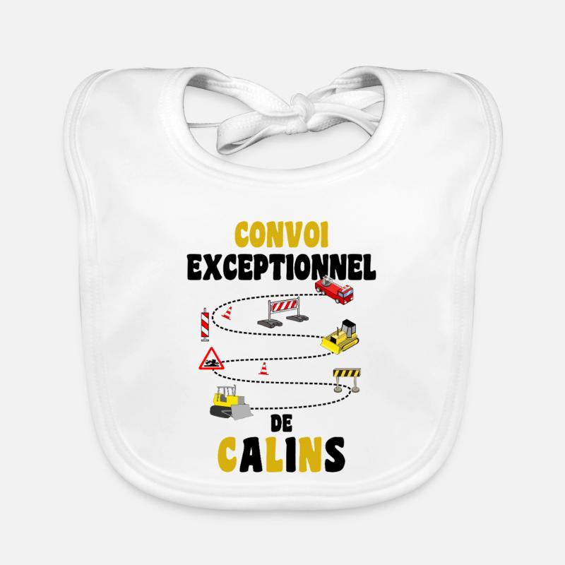 Convoi exceptionnel de câlins Cadeau Mignon Bavoir bio Bébé