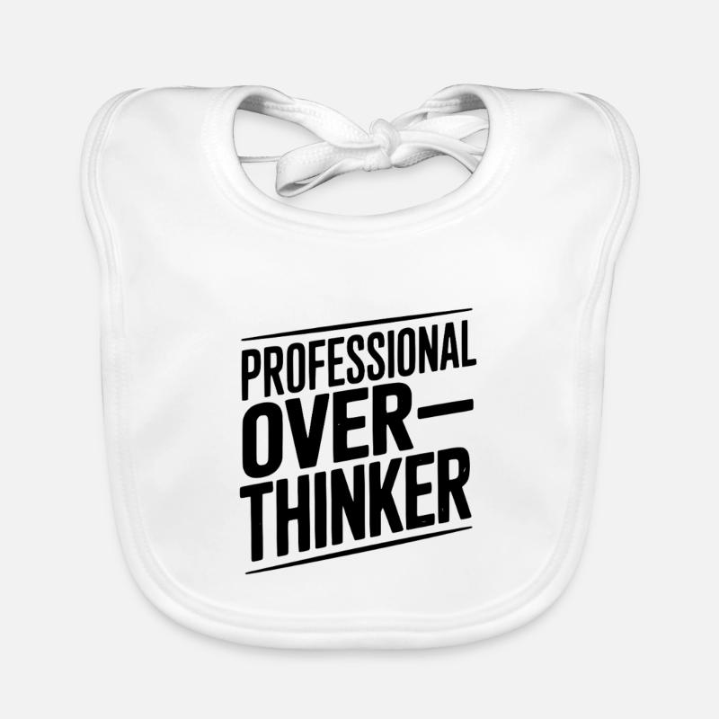 Professional Overthinker Organic Baby Bibs