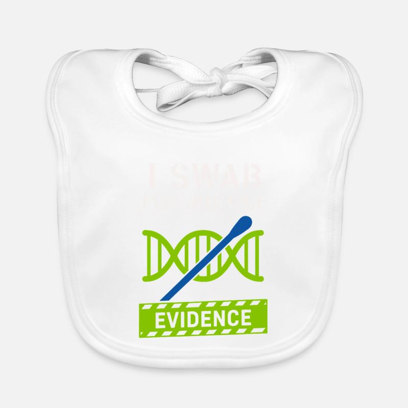 Forensic Chemist Crime Lab Toxicology Organic Baby Bibs
