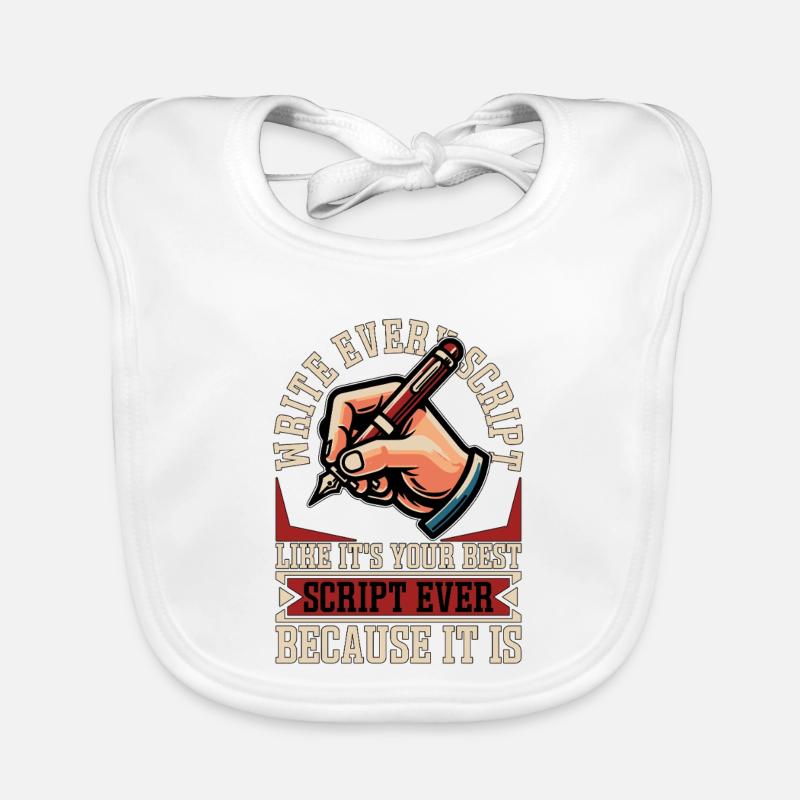 Scénariste Écrivez chaque scénario comme un script Bavoir bio Bébé