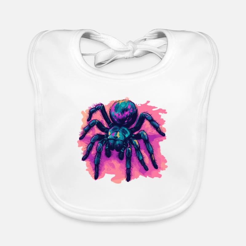 Tarantulas Tarantula Organic Baby Bibs