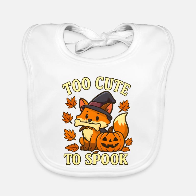 Witch Fox – Too Cute To Spook Organic Baby Bibs