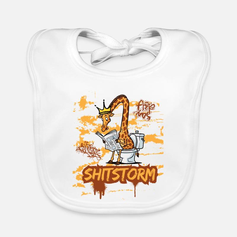 Shitstorm  Baby Bio-Lätzchen