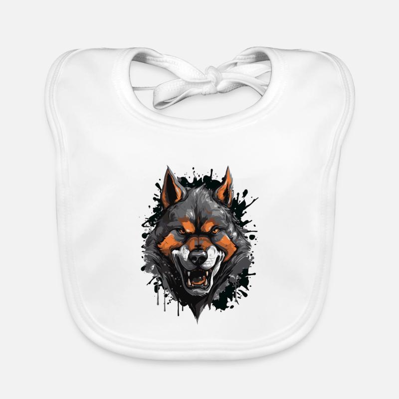 Wolf Wilderness Organic Baby Bibs