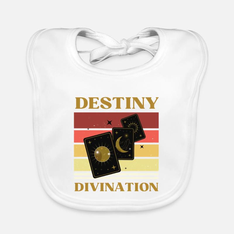 DESTIN ET TAROT DIVINATION Bavoir bio Bébé