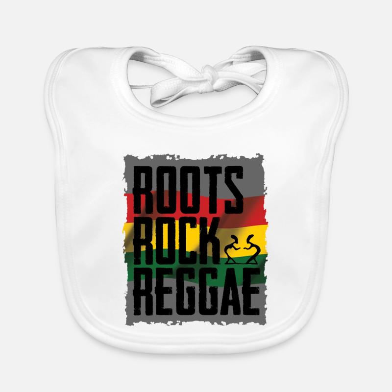 Roots Rock Reggae Design Baby Bio-Lätzchen