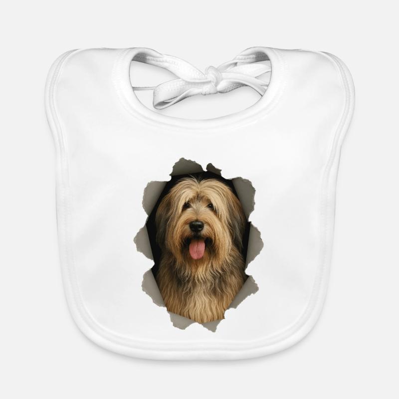 Catalan Sheepdog Baby Bio-Lätzchen