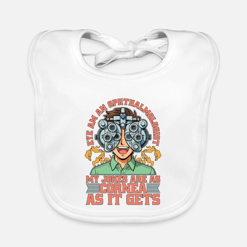 Optométriste Appelez-moi The Eye Master Opticien Bavoir bio Bébé