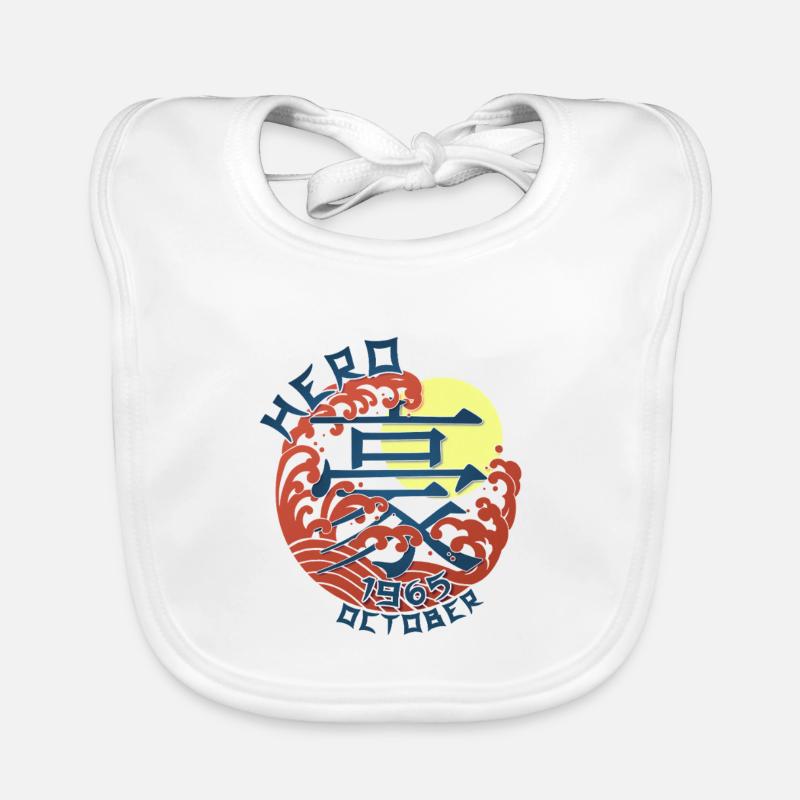 Japan Hero since October 1965 Geburtstaggeschenk Baby Bio-Lätzchen